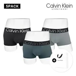 [캘빈클라인]캘빈클라인 언더웨어 남성 팬티 드로즈 사각 5장 세트 NP2716O+쇼핑백