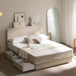 보루네오 비엔나 LED 수납침대 Q-타이트탑 21cm 매트