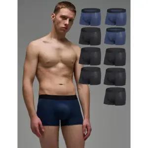 9종세트) [포에버21] 남성 베이직 드로즈 네이비3종+블랙 6종