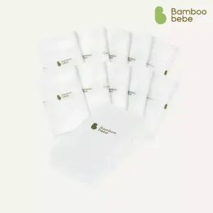 [밤부베베] 시그니처 입소문 세트(베이직) (거즈 퓨어 10p + 사각기저귀 퓨어 5p)