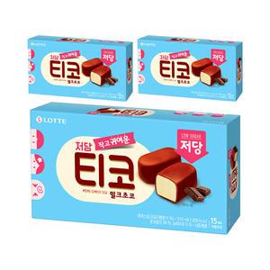 [슈팅냉동] 롯데웰푸드 티코 밀크초코 저당 510ml, 3개