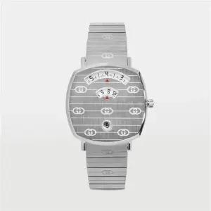 인터로킹 G 35MM 그립 메탈 손목 시계 584267 I1600 8504