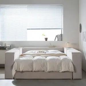 카밀라 양가드 패브릭 침대 LK-매트리스 제외