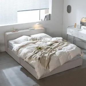 카밀라 조야패브릭 침대 Q-듀얼탑 29cm 매트리스