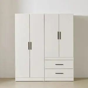 히트가구 CZ742 투서랍 옷장 세트 1620