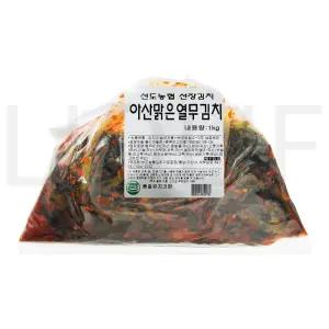 선도농협선장김치 아산맑은 열무김치 1kg 1개