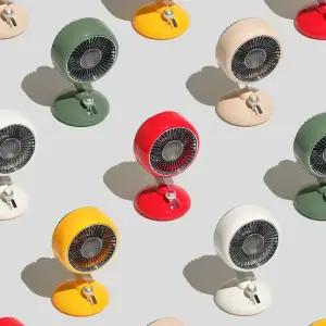 가득 기어윈드 탁상용 무선 선풍기