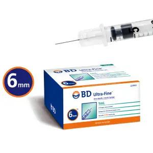 [아벡타정품]BD 인슐린 주사기 31G 6mm 0.3cc 1단위 0.5단위 당뇨소모성재료