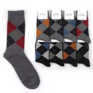 양말예찬 남성용 신사아가일 장목양말 10개세트