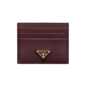 [럭셔리에비뉴] (프라다) 1MC025 QHH F0007 FW25 공용 사피아노 로고 카드지갑