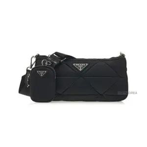 SS25 여성 퀄팅 숄더백 1BC237 RDJN F0002 B9O)