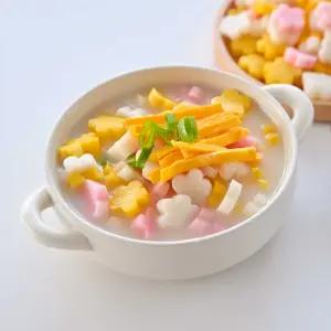 100% 우리 농산물로 만든 삼색 꽃 떡국떡1kg