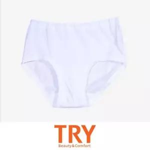 (트라이)면100 베이직 맥시 여성 삼각 팬티(3매입)