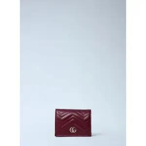 스몰 GG 마몬트 퀼티드 가죽 지갑 466492 DTDHV 6207