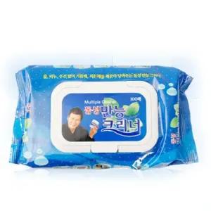 [룽스]캡 크리너티슈 기름때 찌든때 세척 티슈 100매