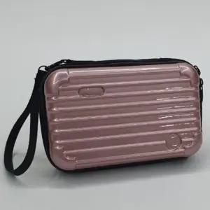 [라일리] Rly 화장품 여행용 미니 하드캐리어 파우치 가