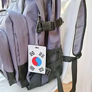 [라일리] Rly 태극기 여행 네임택 퀵보드 가방 이름표