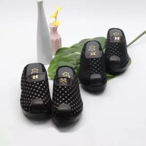 국산 가을겨울 앞막힌 여성블로퍼 로고 여자슬리퍼