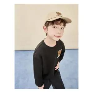 매장정품 [빈폴키즈] 부클자수 곰돌이 폴키 스웨트 셔츠 블랙 (BI5X41U035) 244432