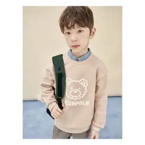 매장정품 [빈폴키즈]자수 곰돌이 스웨트 셔츠 - 베이지 (BI5X41U08A) 246376