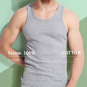 남성 스판 민소매 런닝 면나시 언더웨어 나시 런닝구