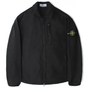 [스톤아일랜드] 남성 스트레치 블랙 오버셔츠 자켓 811511311 129086402