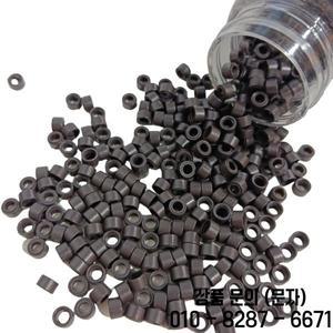 1000개 헤어 익스텐션 마이크로 링 비즈 4.0x2.0x2.7mm 실리콘 라이닝 도구용