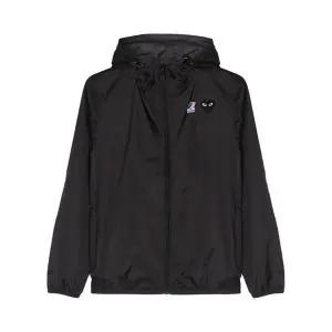 [꼼데가르송] 후드 집업 바람막이 블랙 150508455