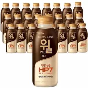 hy 한국야쿠르트 헬리코박터 프로젝트 윌 요거트 500ml (25입)