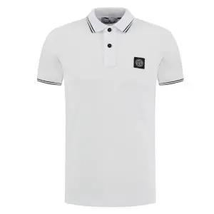 [스톤아일랜드] 폴로 화이트 티셔츠 2200010 S0018 V1001 153340804