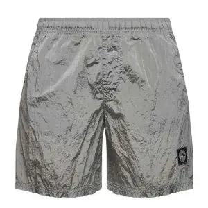 [스톤아일랜드] 나일론 반바지 그레이 153339152