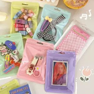 구디백 답례품 생일 선물 간식 포장 봉투 지퍼백 10매 선물포장파우치