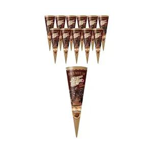 [슈팅냉동] 롯데웰푸드 월드콘 초코브라우니 160ml, 12개