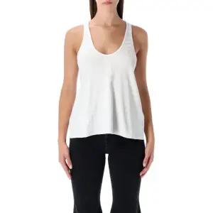 오벌 D 로고 리브 탱크 탑 A21573 0JEAI100