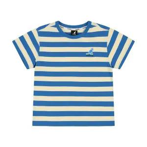 [캉골키즈](대전신세계)볼드 스트라이프 숏 슬리브 티셔츠 SB 0006 블루_ASBCRT00060BU