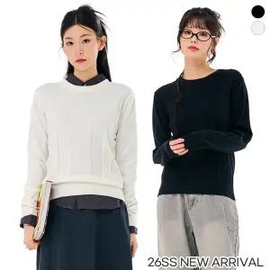 [체이스컬트] (WOMAN) MODERN 크루넥 Sweater/2Color
