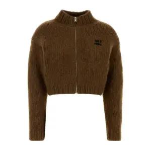 로고 패치 하이칼라 캐시미어 가디건 MMF00LSOOO18SQ F0005