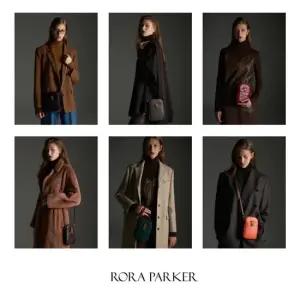 [로라파커] 소가죽 크로코 크로스백