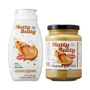 너티버티 짜먹는 땅콩버터 360g + 땅콩버터 460g