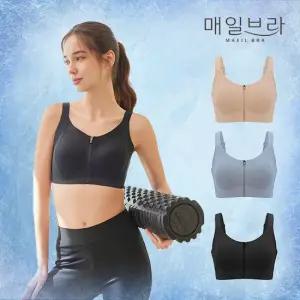 [냉감브라]액티브 핏 퀵지퍼 브라 3종