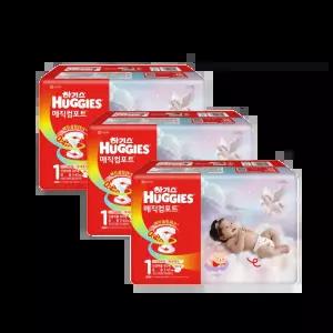 하기스 2026 매직컴포트 밴드형 공용 1단계 60매x3팩