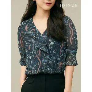 [조이너스]시스루 플라워 블라우스 JU23RB1308071A_P391599073
