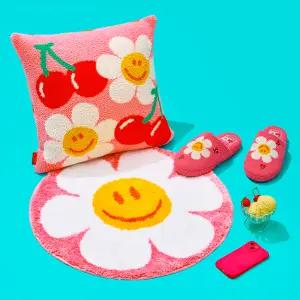 [위글위글] 욕실 주방 미끄럼방지 발매트(S) - Smile We Love Pink 499099