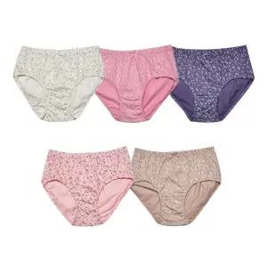 여성 고급 순면 데일리 맥시 삼각 요일 팬티 5매입