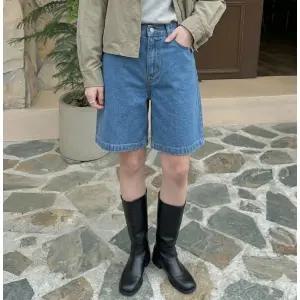 [롯데백화점]SOUP 보이핏4부 여성 청반바지  SC5DP35