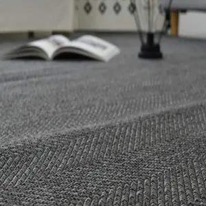슈마켓 자가드 헤링본 카페트 러그 차콜150X200