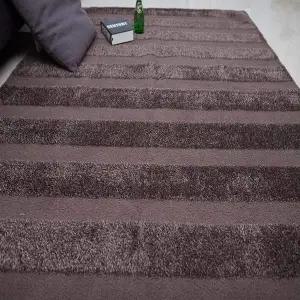 슈마켓 소프트라인 샤기 러그 카페트 브라운200X250