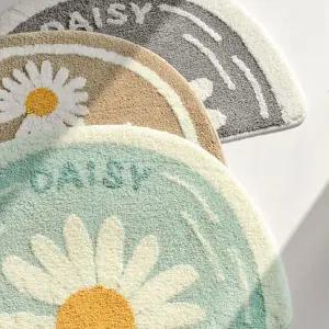 주방매트 미끄럼방지 데이지 반달매트 극세사 논슬립 3color