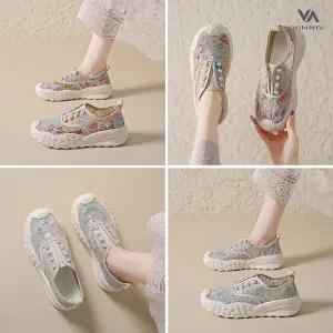 [비니브] 스팽글밴드 통풍 운동화