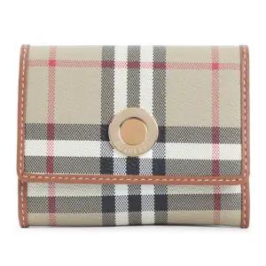 체크 패턴 랭커스터 카드 지갑 8109800 A9534